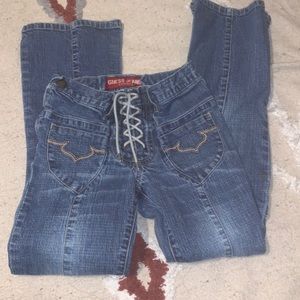 Little girl guess jeans